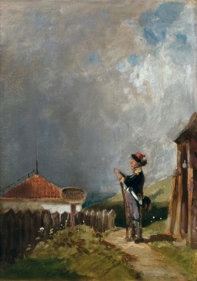 The Sentry by Carl Spitzweg